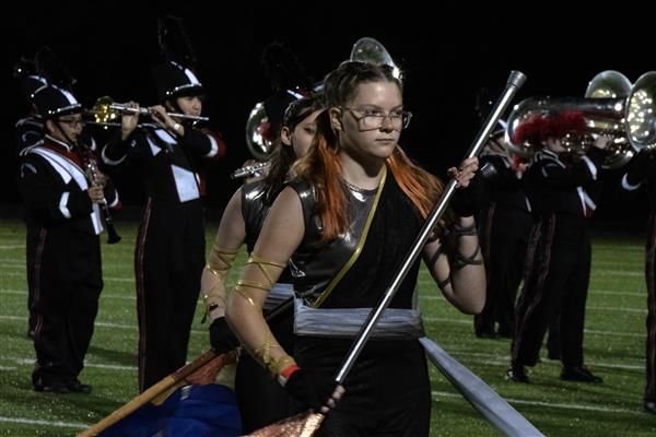 North County High School Marching Band Performing